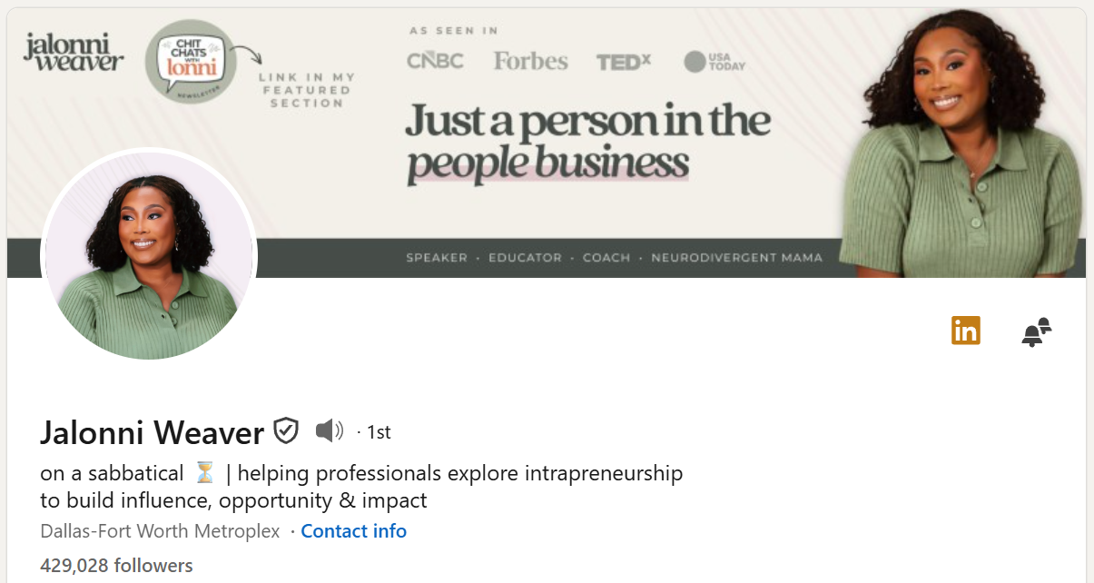 LinkedIn Profile After Optimization